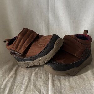 Carter's Brown and Black Baby Walker Shoes